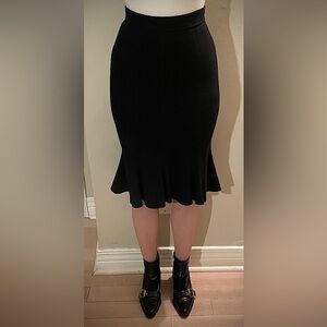 Prada Black Pencil Skirt